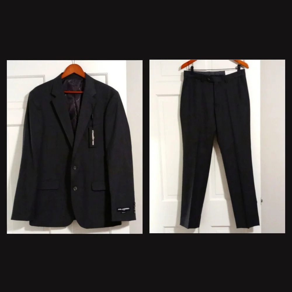 🆕 🖤Karl Lagerfeld🖤 - 2-Piece Grey Suit